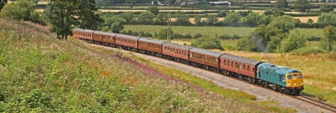 Class 24 Approching Tunnel